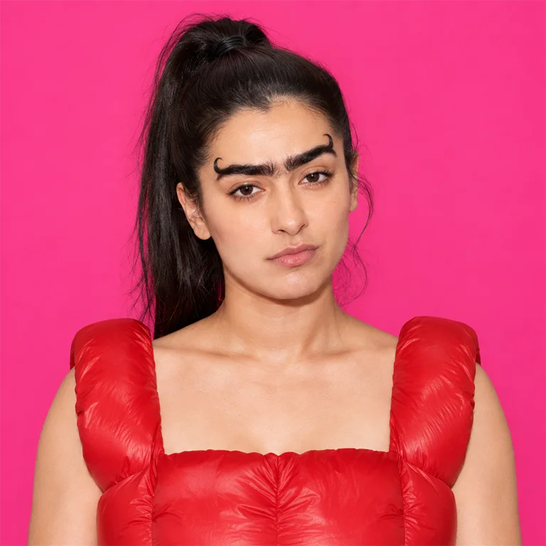 The brows, its face